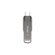 Lexar JumpDrive LJDD400064G-BNQNG unidad flash USB 64 GB USB Tipo C 3.2 Gen 1 (3.1 Gen 1) Gris